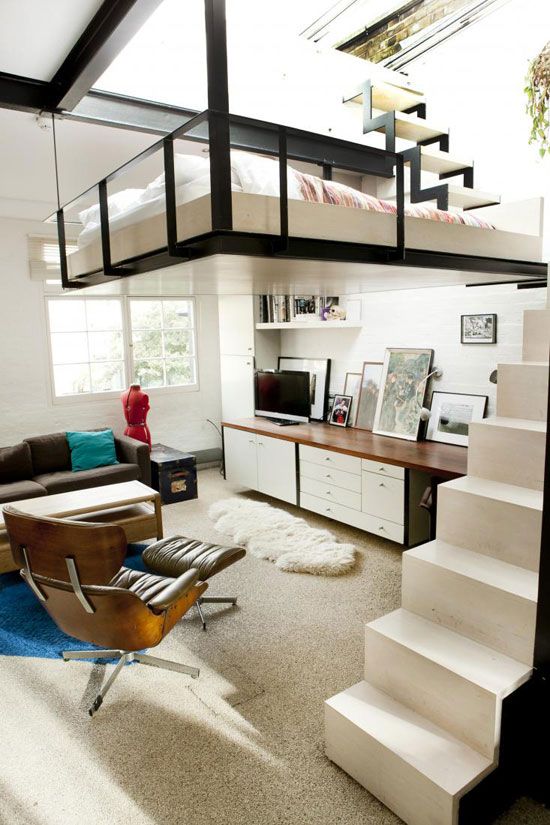 A hanging bed (and a tub in the kitchen) - kim's page - desiretoinspire.net