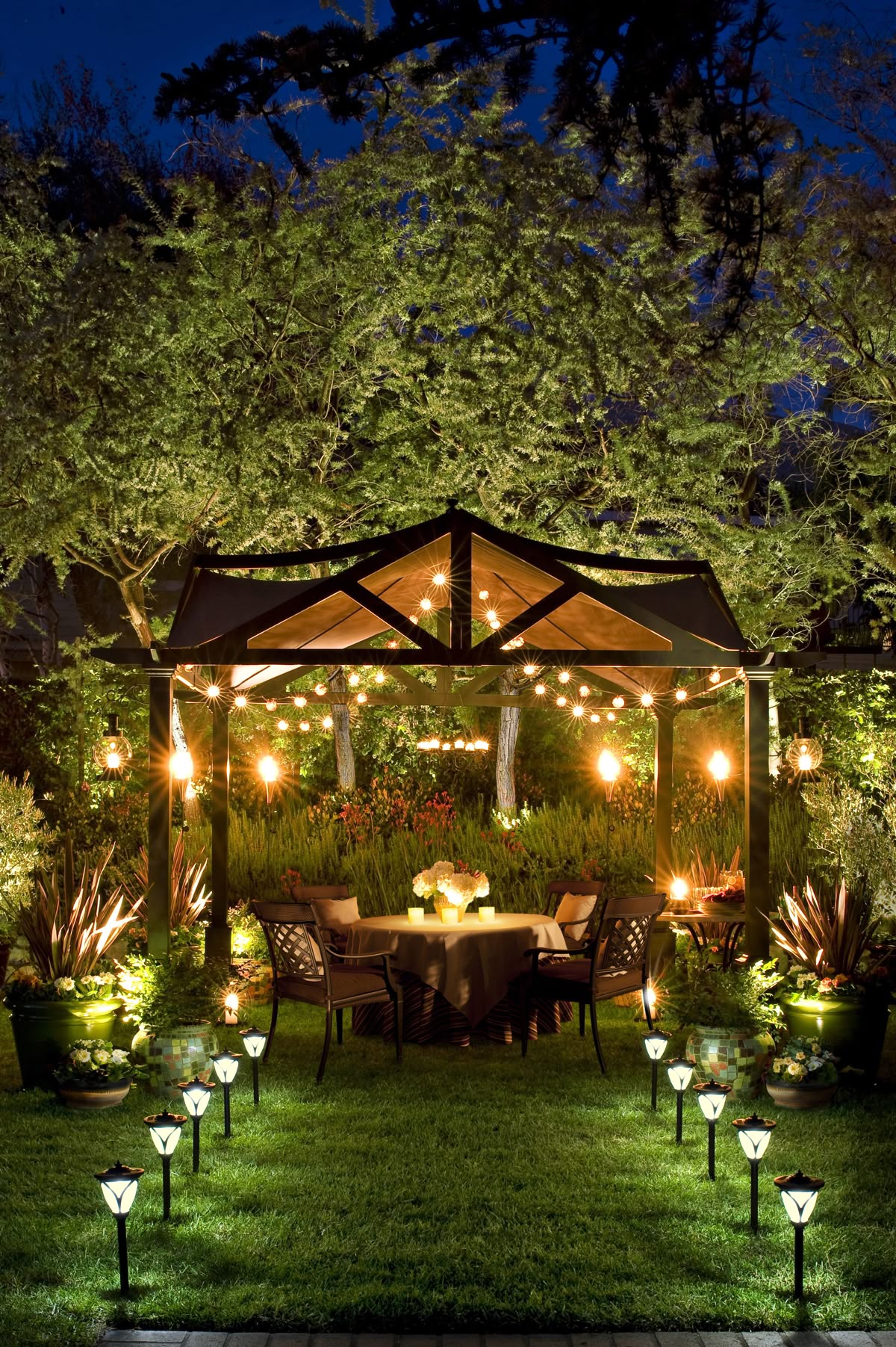 Create the Look - Outdoor Gazebo & Lighting Ideas at Lowes.com