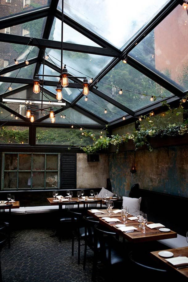 Urban Rusticity in NYC: August Restaurant - Remodelista