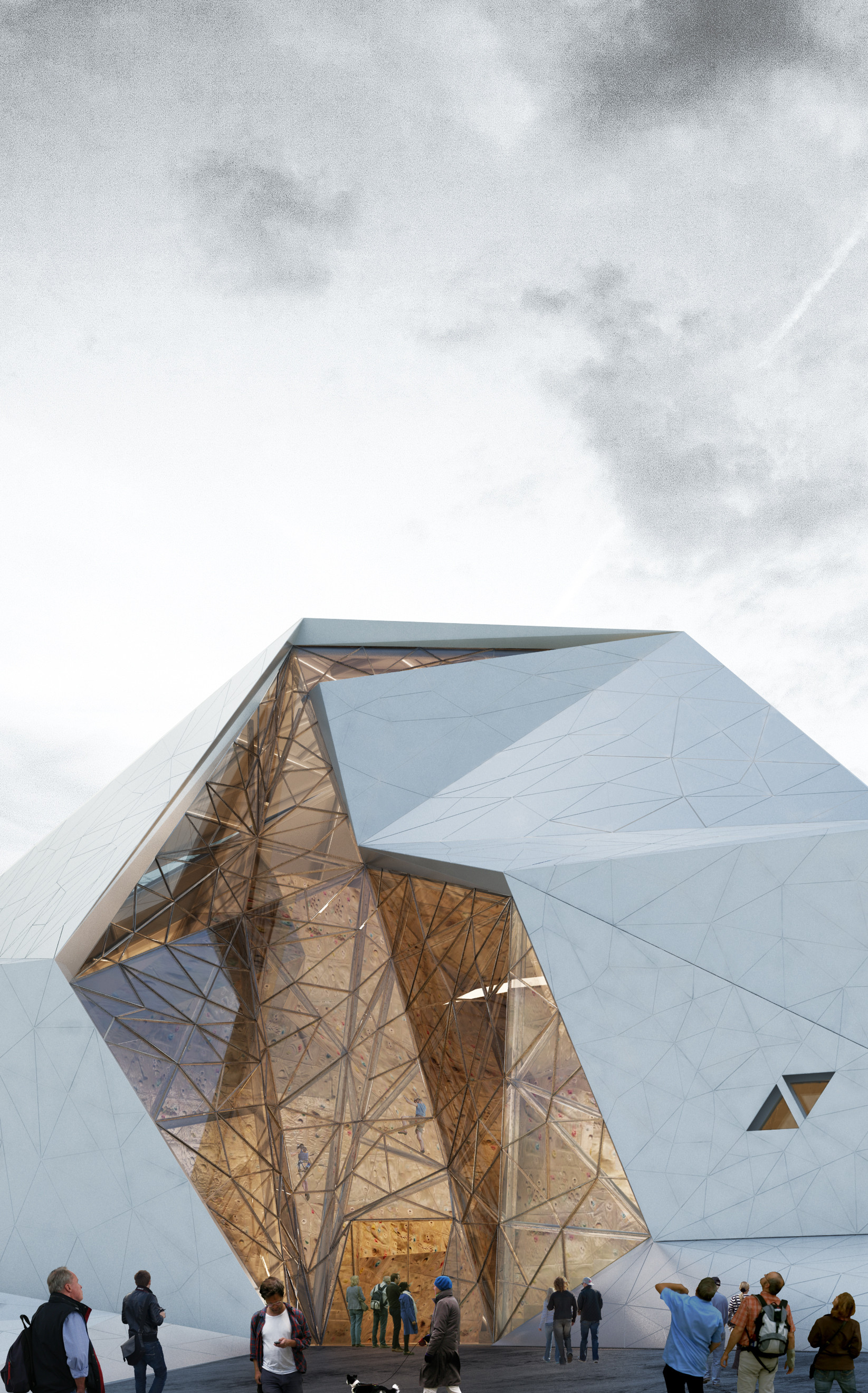 Gallery of New Wave Architecture Designs Rock Gym for Polur  - 5