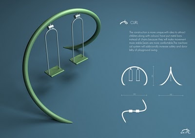 'Curl' Playground Swing, Milos Todorovic, 2010 - Playscapes