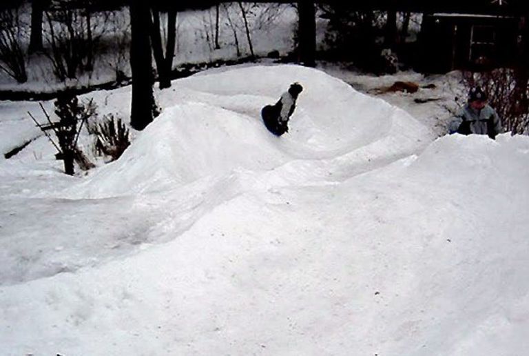 The Ultimate DIY Sled Hill: Backyard Luge