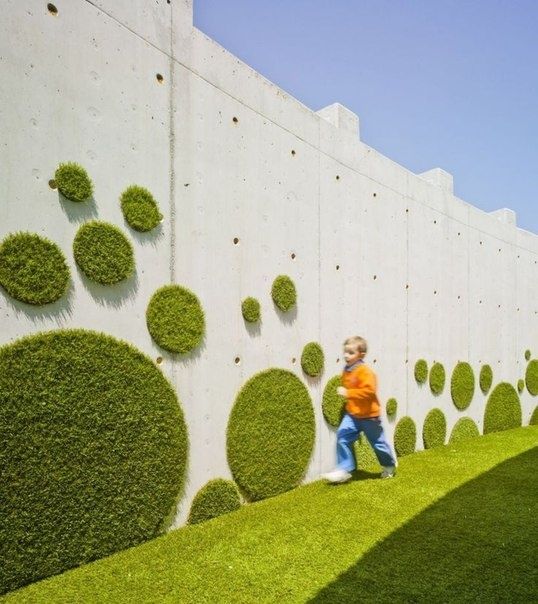Ideas for creativity – Graffiti from moss (15 pictures) | Wonderful Ideas for You