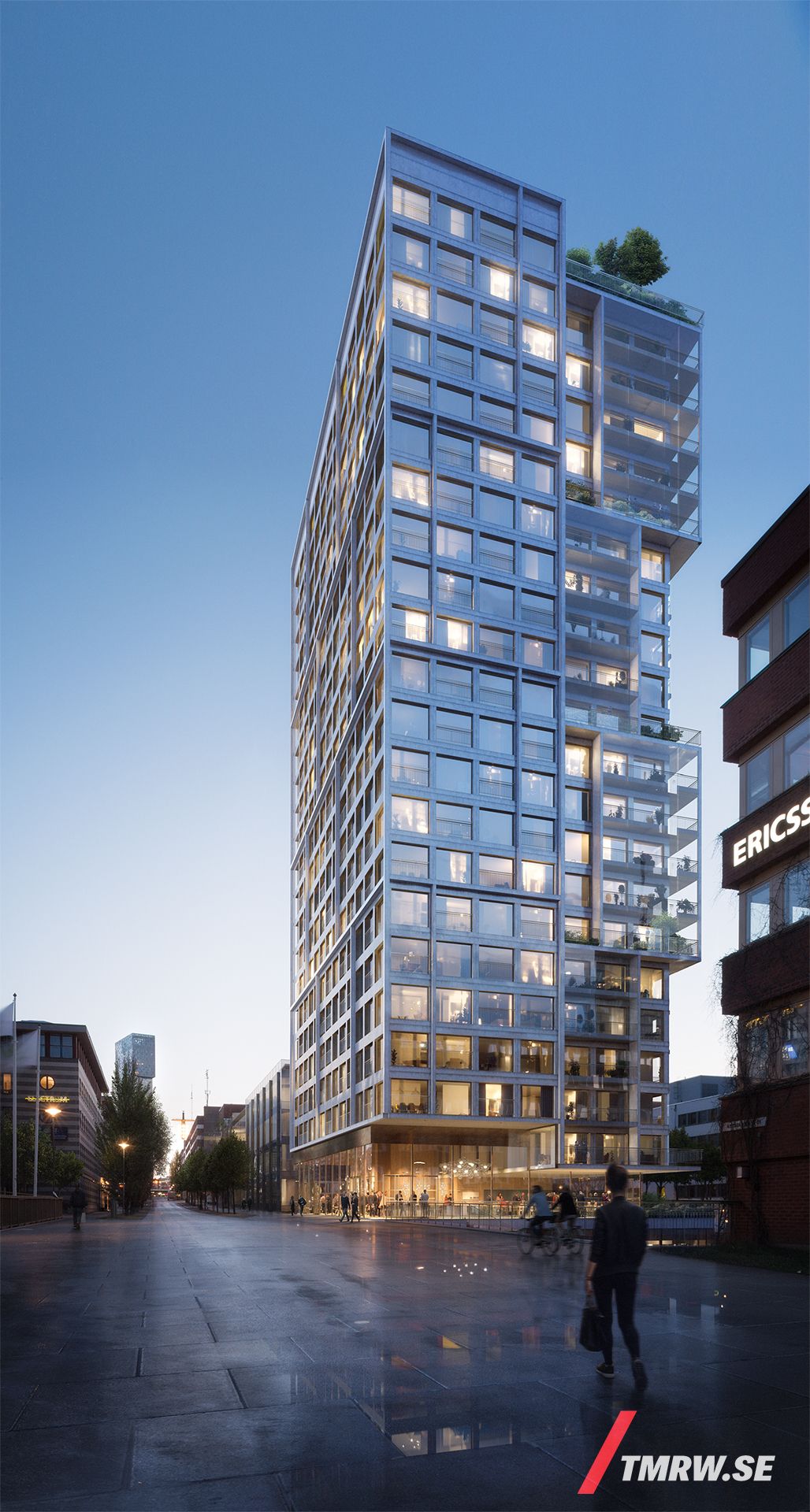 Geysir Residential Tower, winning design proposal by CF Møller | Tomorrow AB | Archinect