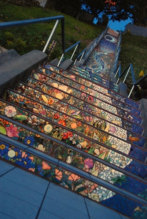San Franciso's Secret Mosaic Staircase