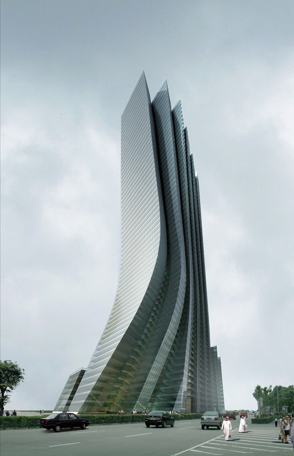 Empire Tower by Aedas Interiors Ltd in Abu Dhabi, United Arab Emirates