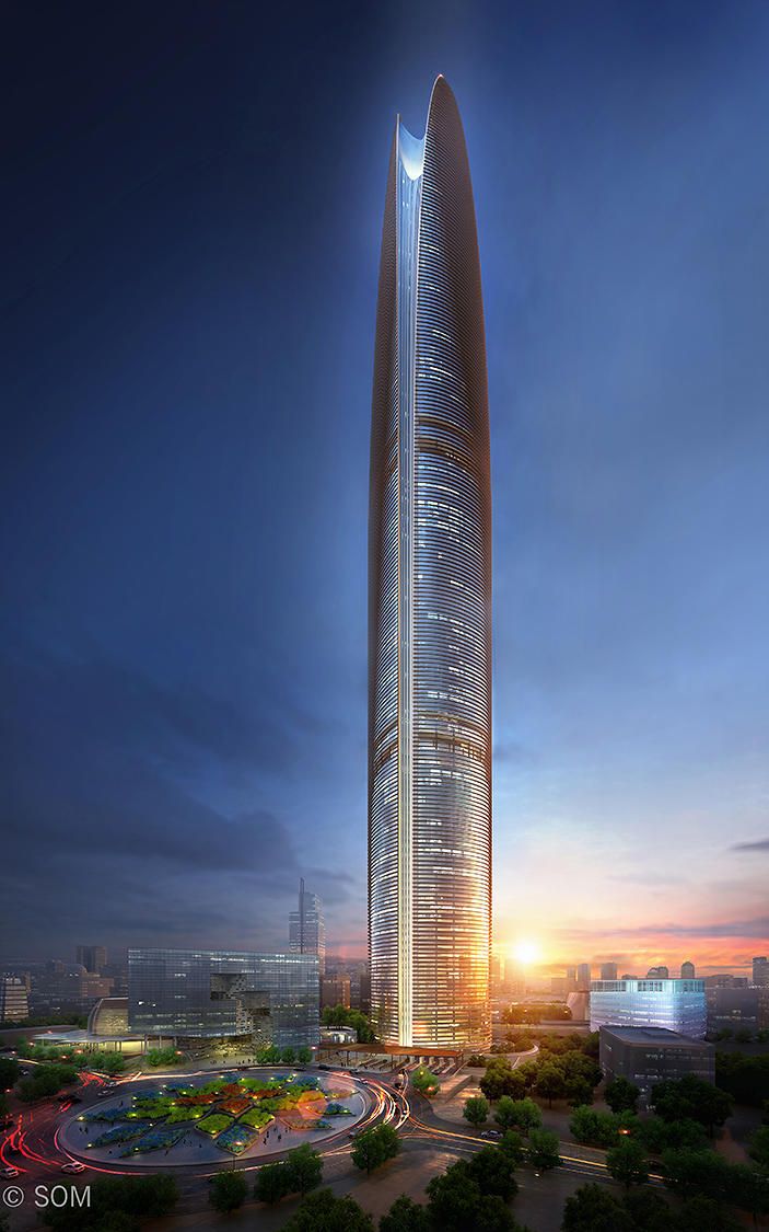 There Is A Giant Wind Farm Hiding Inside This Supertall Skyscraper