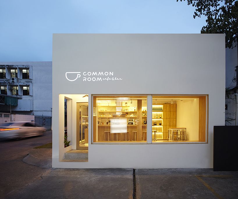 party space design creates a simple common room cafe in bangkok