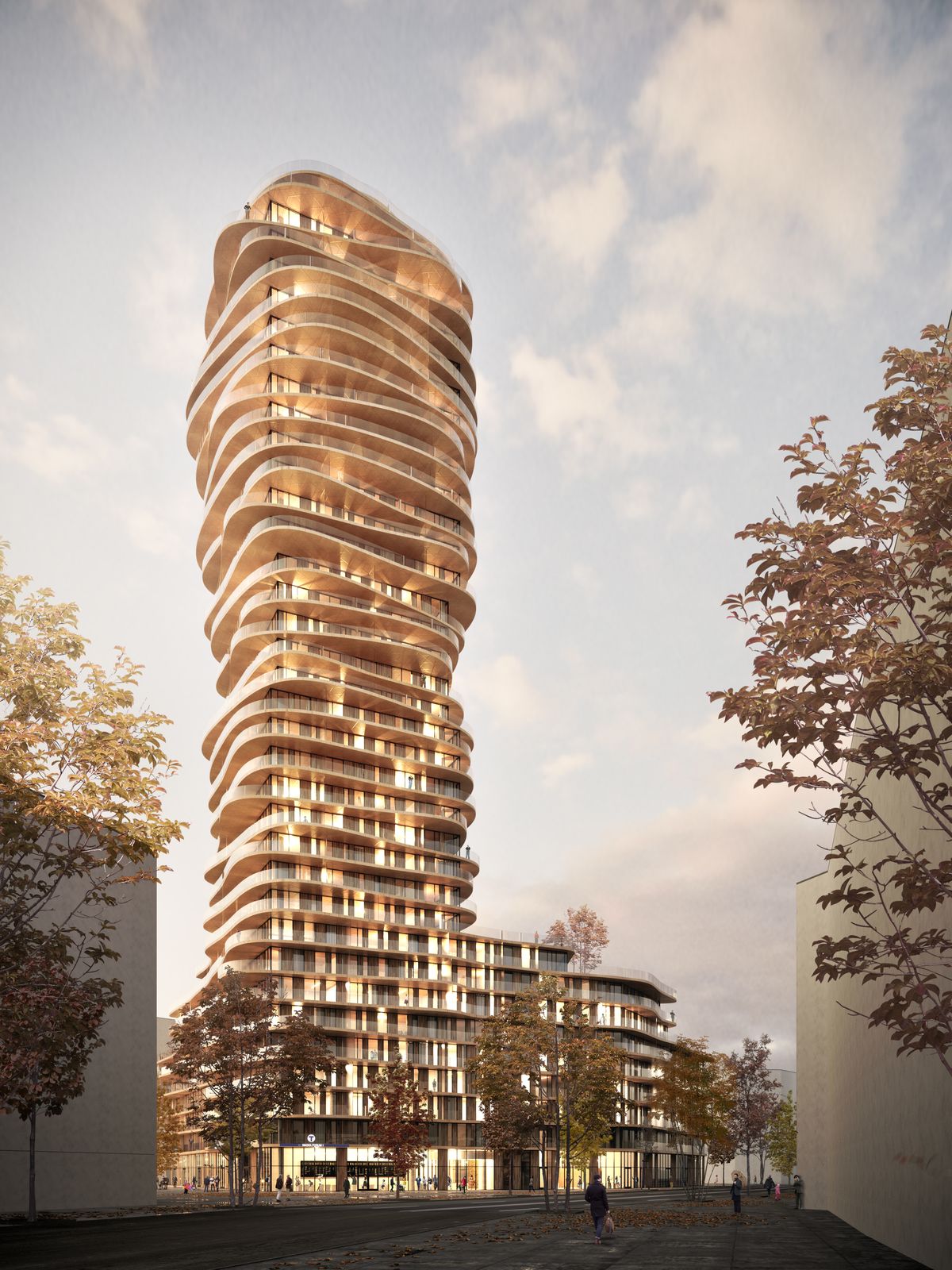 Hoogbouw met grillig silhouet wordt mijlpaal voor Nacka