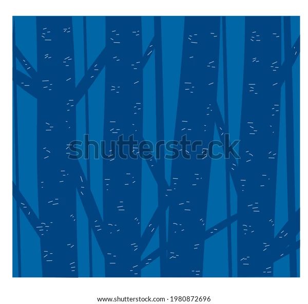 Night Forest Concept Abstract Background Birches Stock Vector (Royalty Free) 1980872696 | Shutterstock