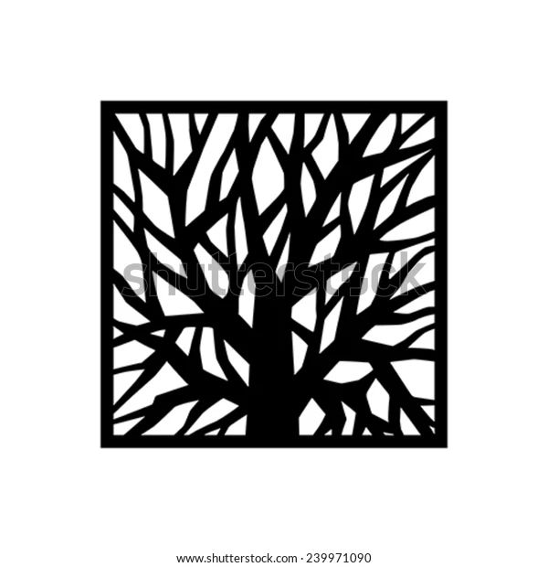 Tree Logo Template Beautiful Tree Card Stock Vector (Royalty Free) 239971090 | Shutterstock