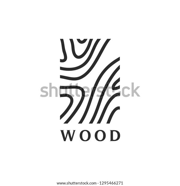 Wood Logo Designs Stock Vector (Royalty Free) 1295466271 | Shutterstock