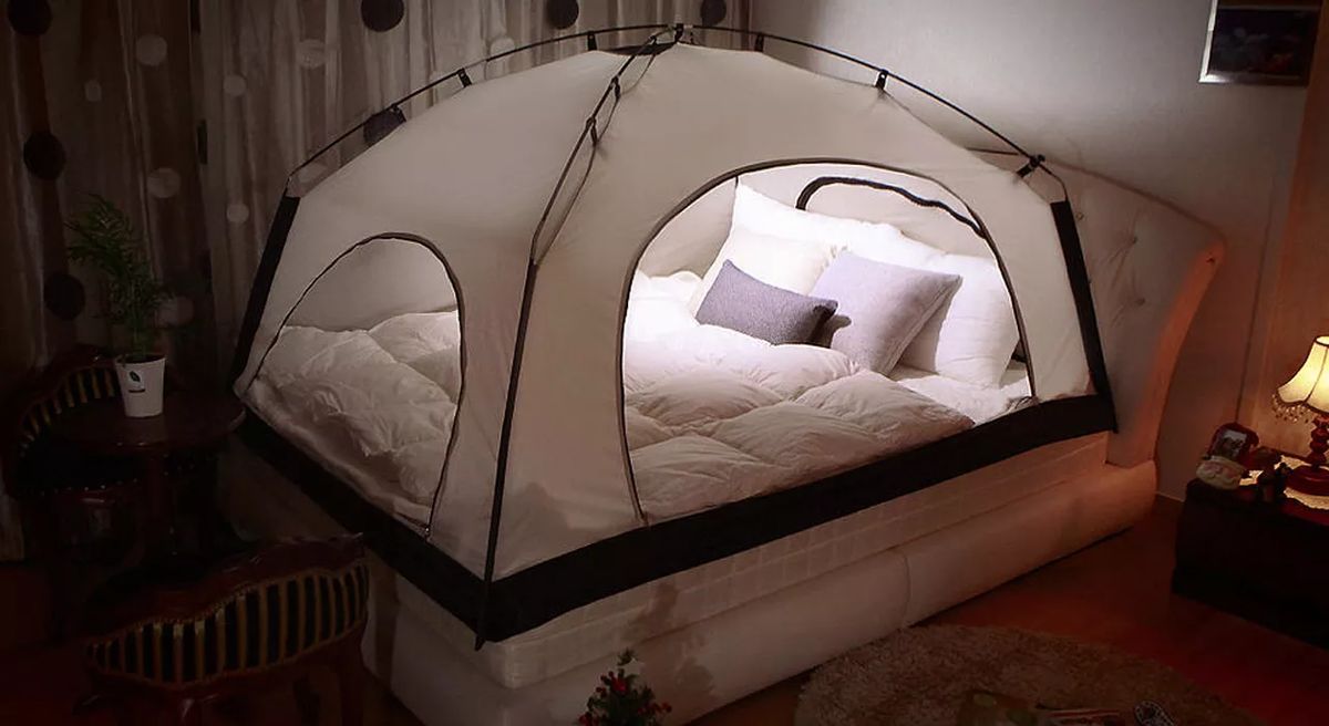 Tent for beds is warm and energy efficient - Springwise