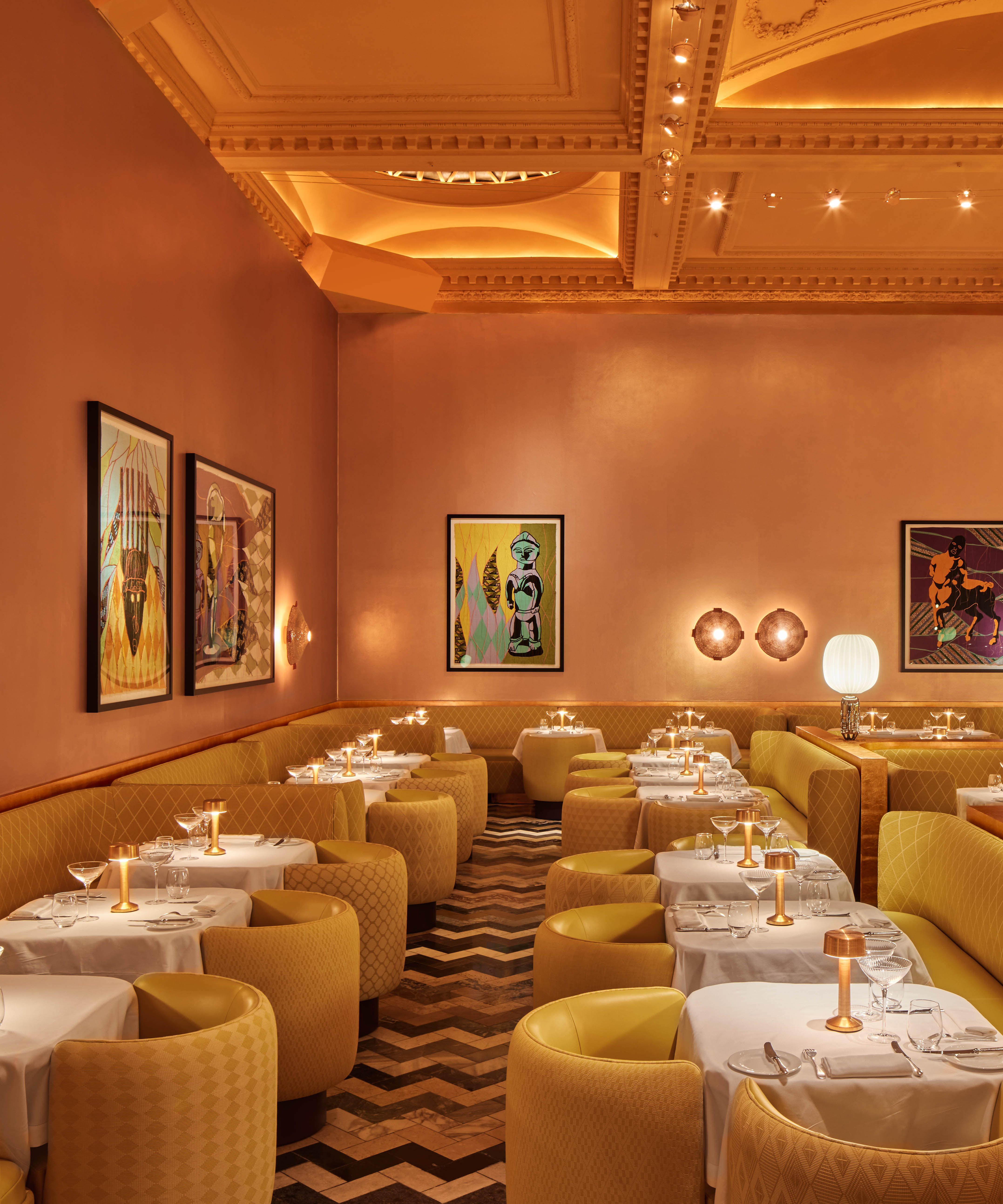 Sketch's iconic dining room is pink no more – here's what color is taking over