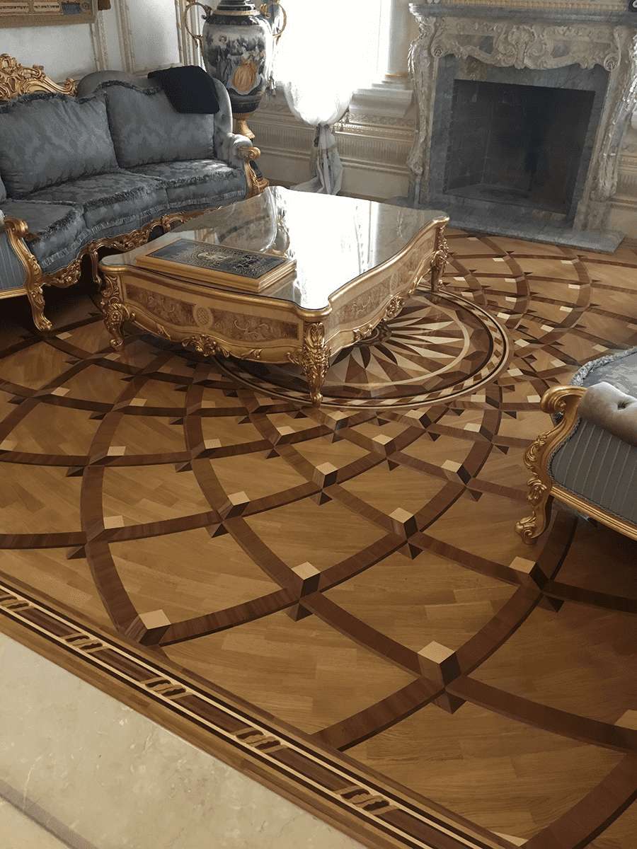 Czar Floors — Award-Winning Luxury Wood & Stone Flooring | Medallions, Borders, Parquet & Custom Inlay