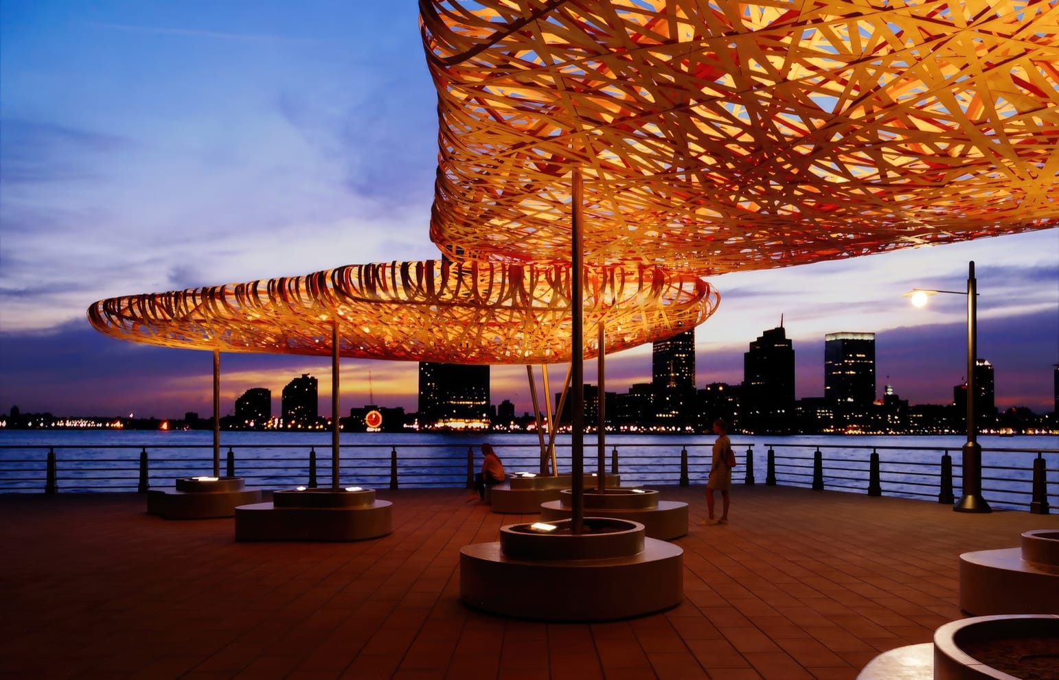 Materiality and social justice showcased in three public installations forming NYCxDESIGN’s 2023 Design Pavilion