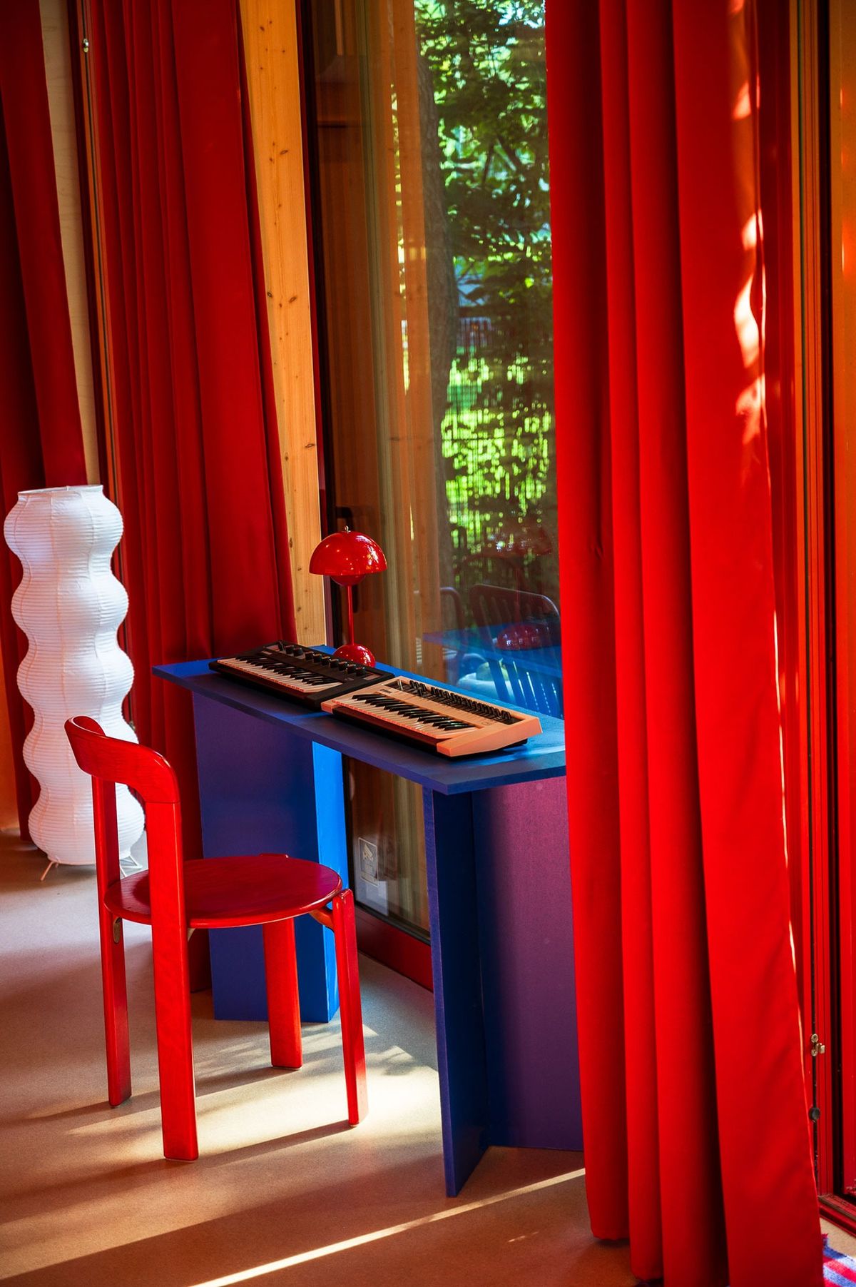 House of Color: A Vibrant Tiny Cottage in a Warsaw Garden