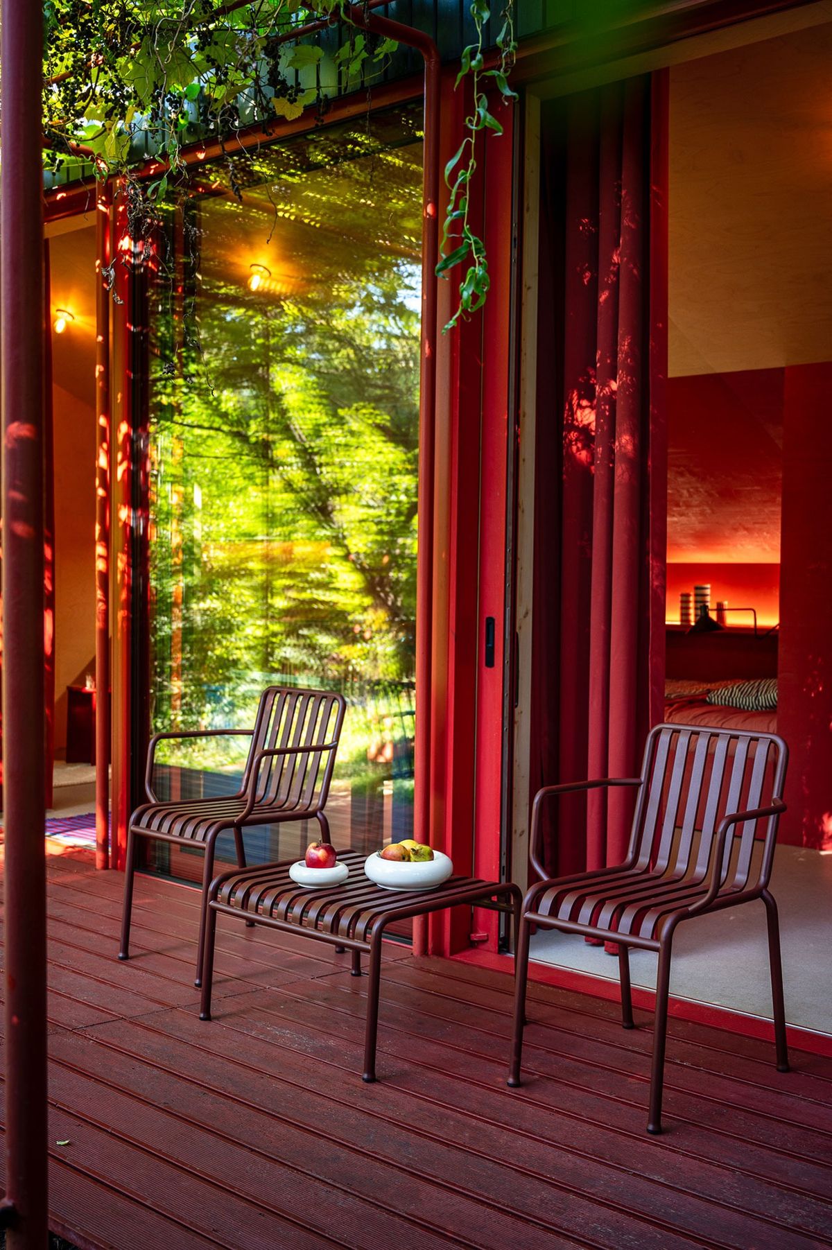 House of Color: A Vibrant Tiny Cottage in a Warsaw Garden