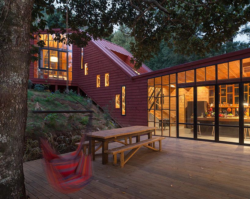 sebastian irarrazaval's 2y house sits within chilean tree-scape